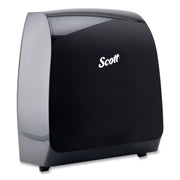 Scott Pro Automatic Hard Roll Towel Dispenser - Touchless Dispenser - 16.4" Height x 12.7" Width x 9.2" Depth - Black - Touch-free - 1 Each