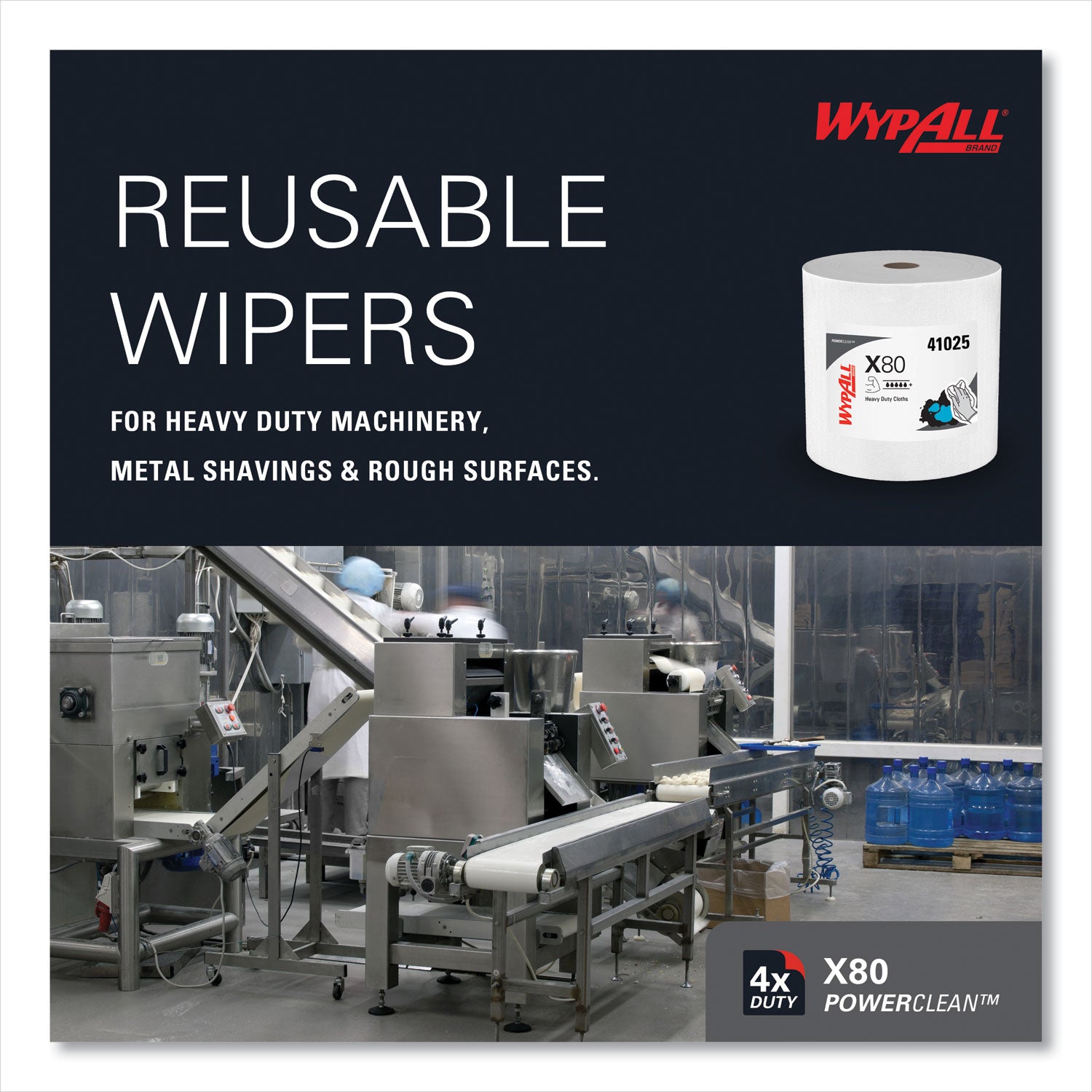 For Industry, Manufacturing Facility - 12.20" Length x 12.50" Width - Recommended For: Oil Remover, Solvent Remover, Grease Remover, Grime Remover, Water Absorber - Absorbent, Durable, Strong, Reusable, Reinforced - White - 1 Roll
