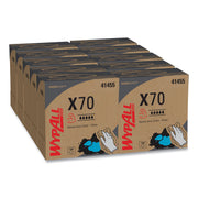 Wypall PowerClean X70 Medium Duty Cloths - Pop-Up Box - 8.34" Width x 16.80" Length - White - Hydroknit/ - 100 / Box