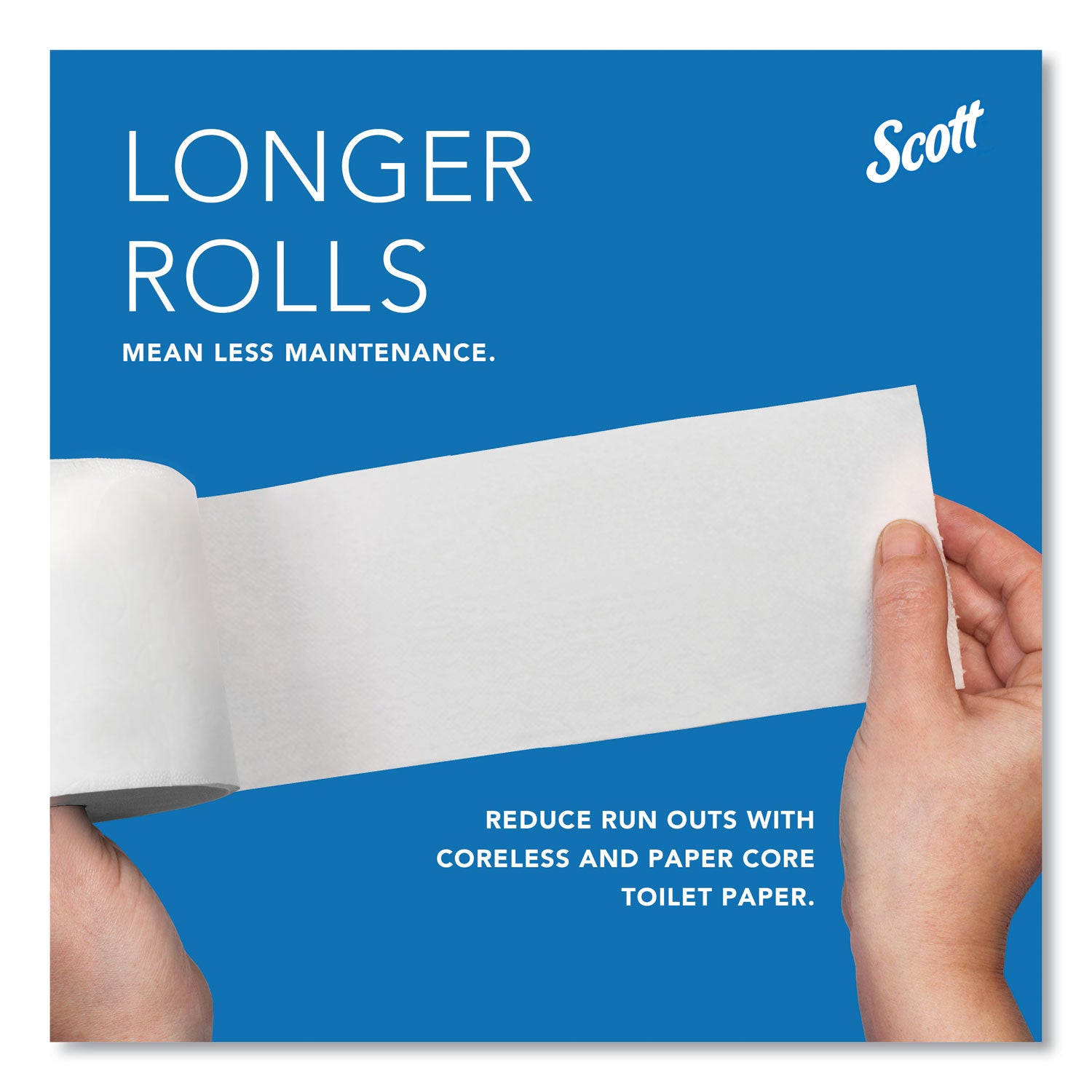 Scott Pro High-Capacity Coreless Standard Roll Toilet Paper Dispenser - Roll Dispenser - 4 x Roll - 12.8" Height x 11.3" Width x 6.2" Depth - Plastic - Black - Compact, Durable - 1 Each