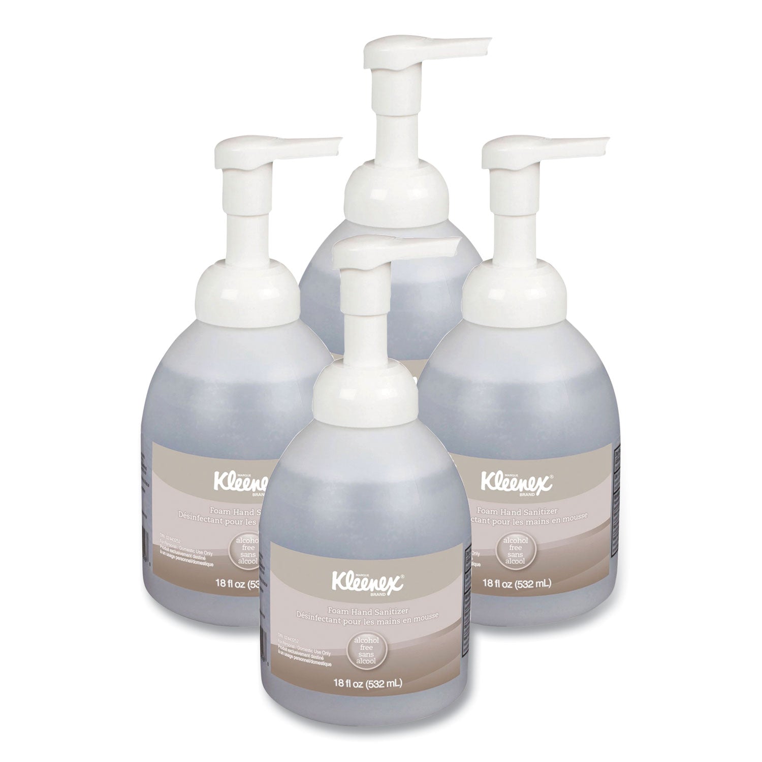 Scott Hand Sanitizer Foam - 18 fl oz - Pump Bottle Dispenser - Kill Germs - Hand - Moisturizing - Clear - Non-flammable, Dye-free, Fragrance-free - 4 / Carton