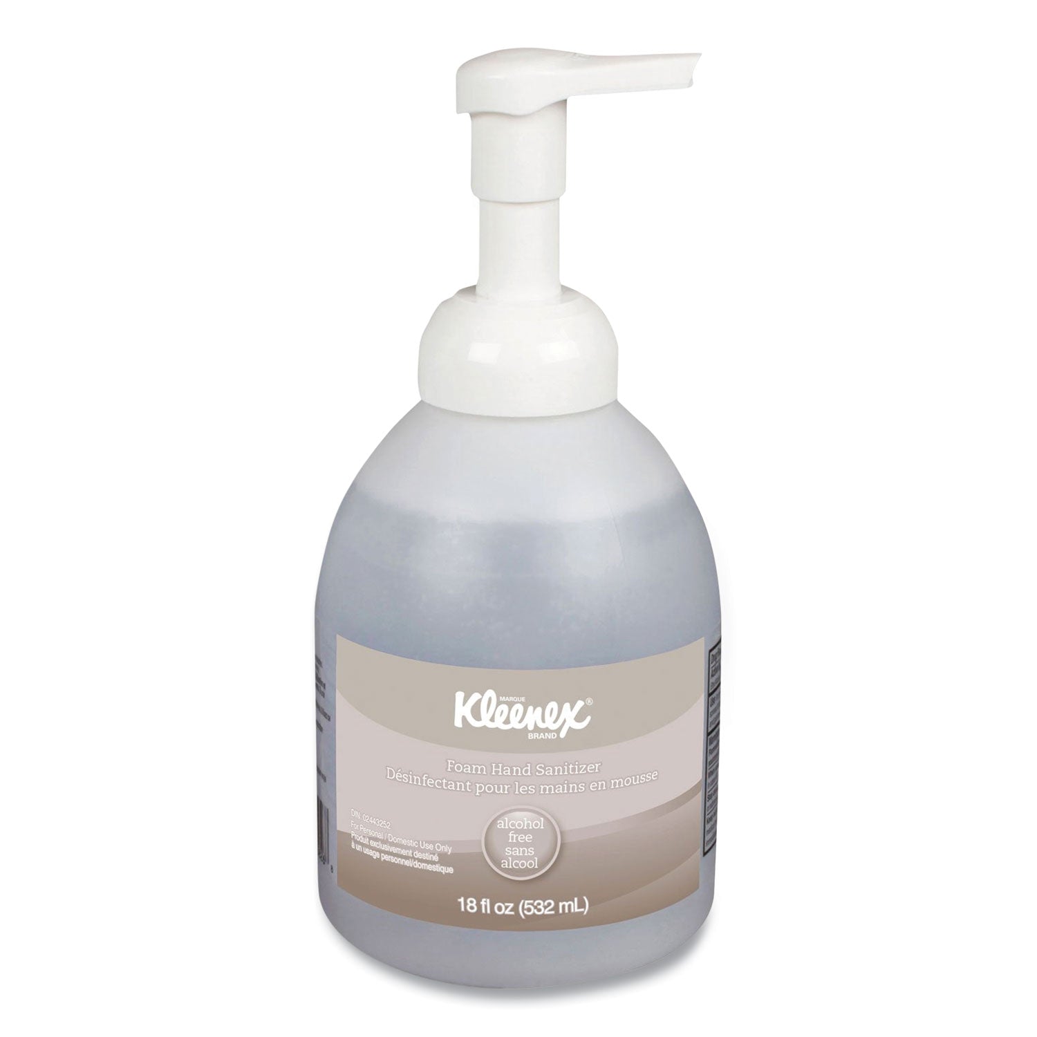 Scott Hand Sanitizer Foam - 18 fl oz - Pump Bottle Dispenser - Kill Germs - Hand - Moisturizing - Clear - Non-flammable, Dye-free, Fragrance-free - 4 / Carton