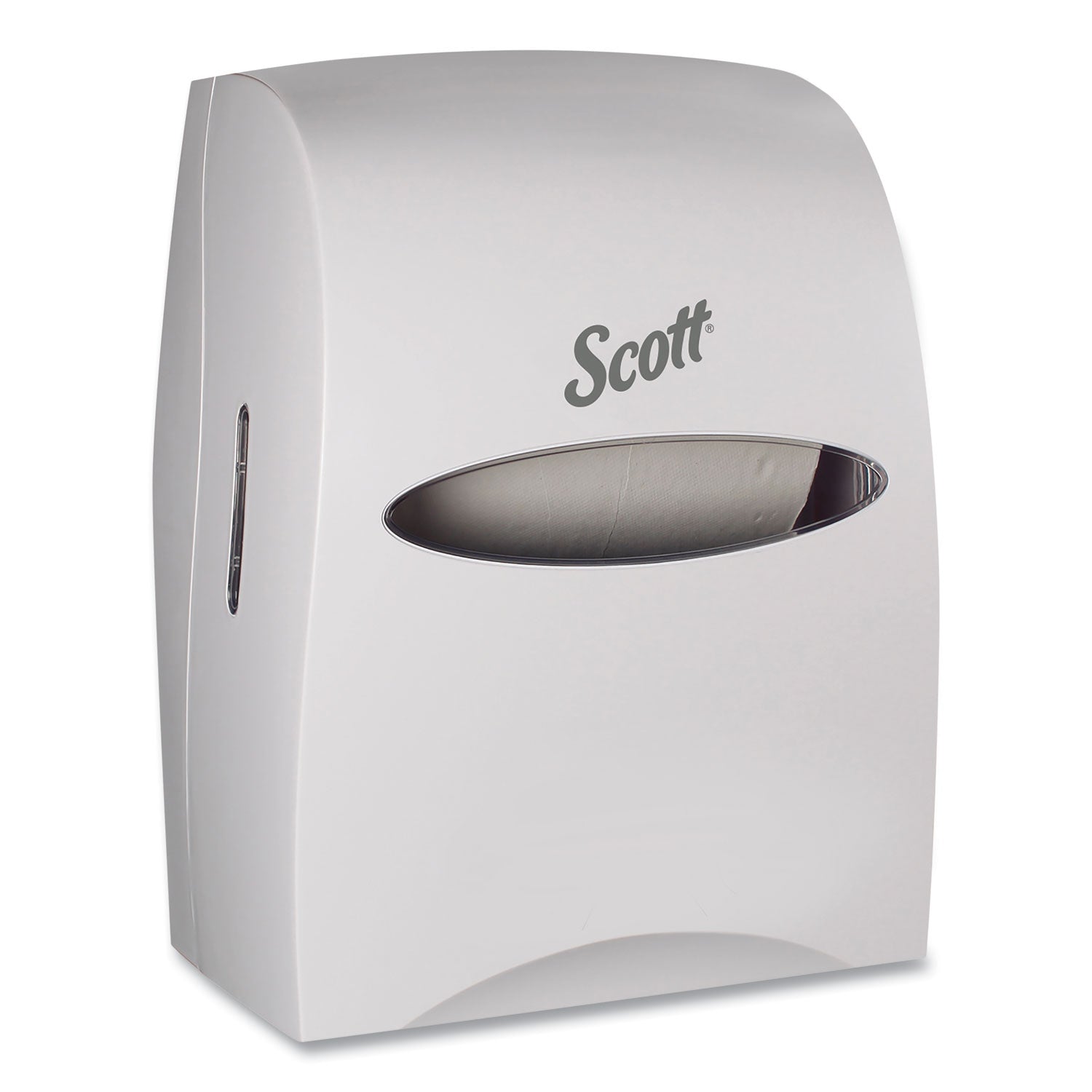 Scott Essential Manual Hard Towel Dispenser - Touchless Dispenser - 16.1" Height x 12.6" Width x 10.2" Depth - White - 1 Carton