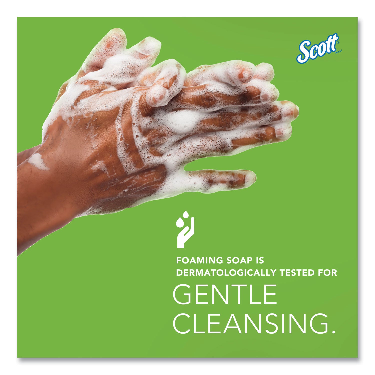 Scott Essential Green Certified Foam Skin Cleanser, Fragrance-Free, Dye-Free, 1.59 Quart, 1 Each