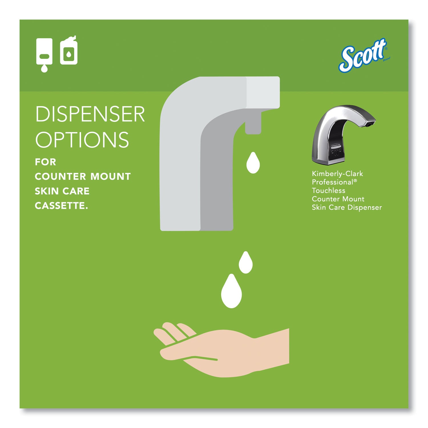 Scott Essential Green Certified Foam Skin Cleanser, Fragrance-Free, Dye-Free, 1.59 Quart, 1 Each