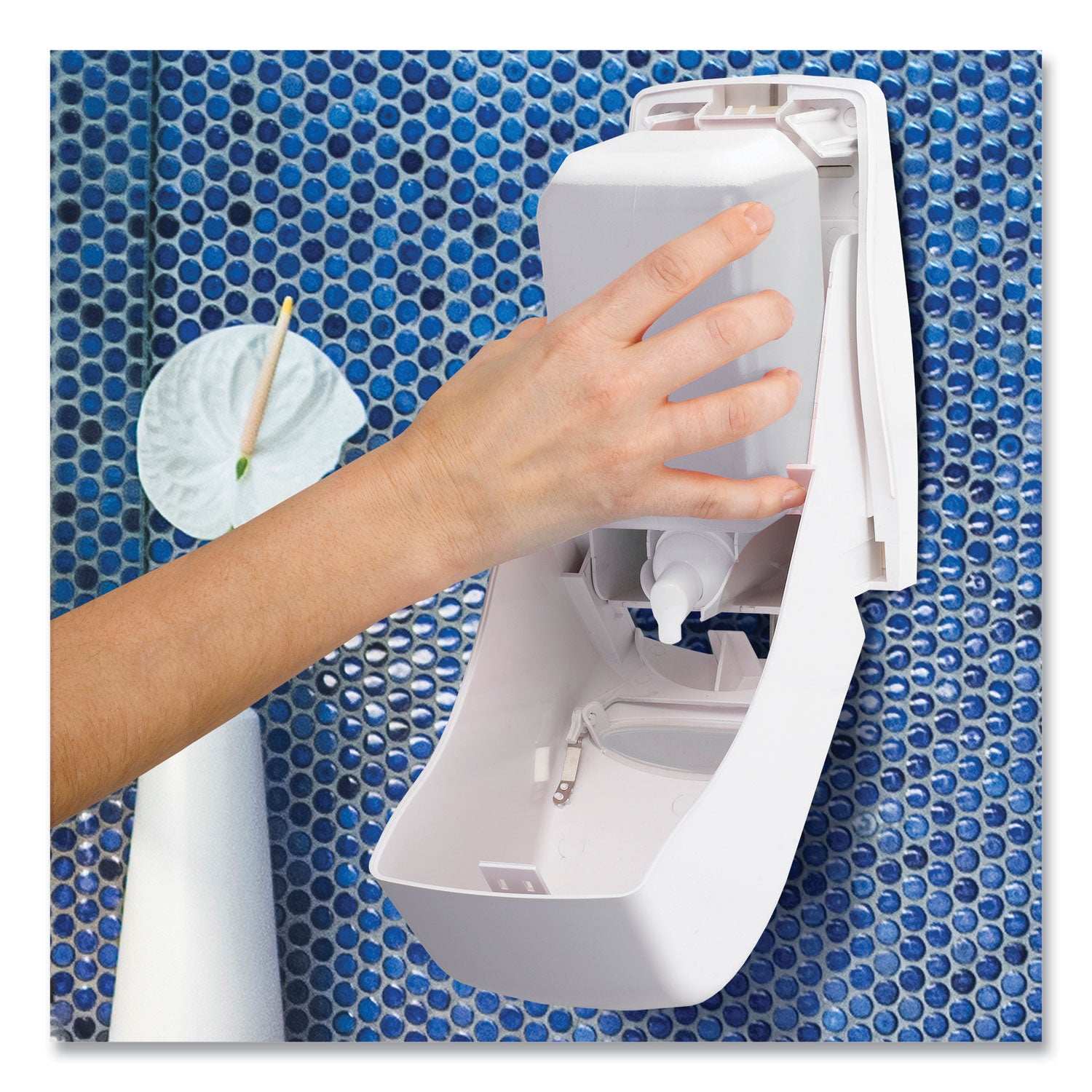 Scott Essential Alcohol Free Foam Hand Sanitizer Refill, Dye-Free, Fragrance-Free, Clear, 1.06 Quart, 6/Carton