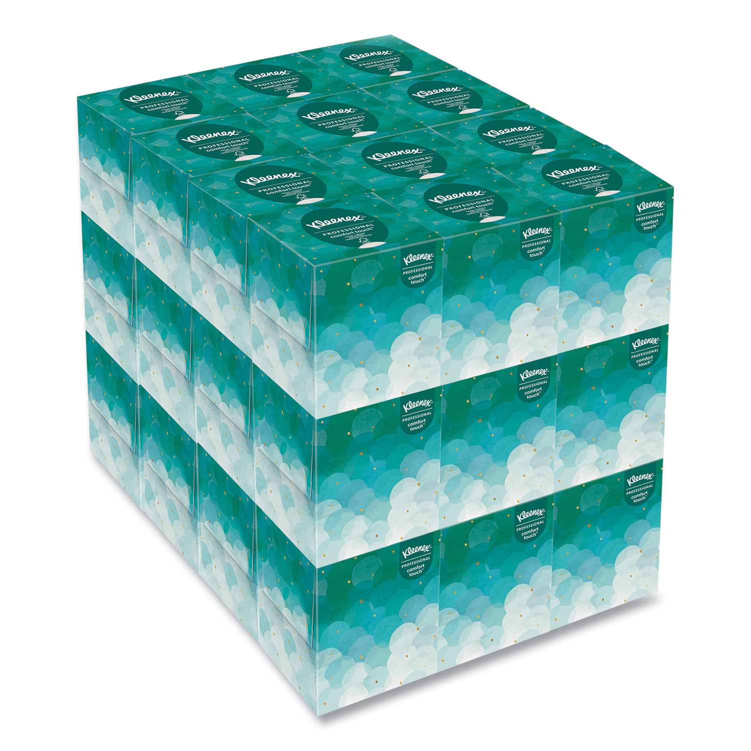 Kleenex Professional Facial Tissue Cube for Business - 2 Ply - 8.40" Width x 8" Length - White - 95/Box - 36 / Carton