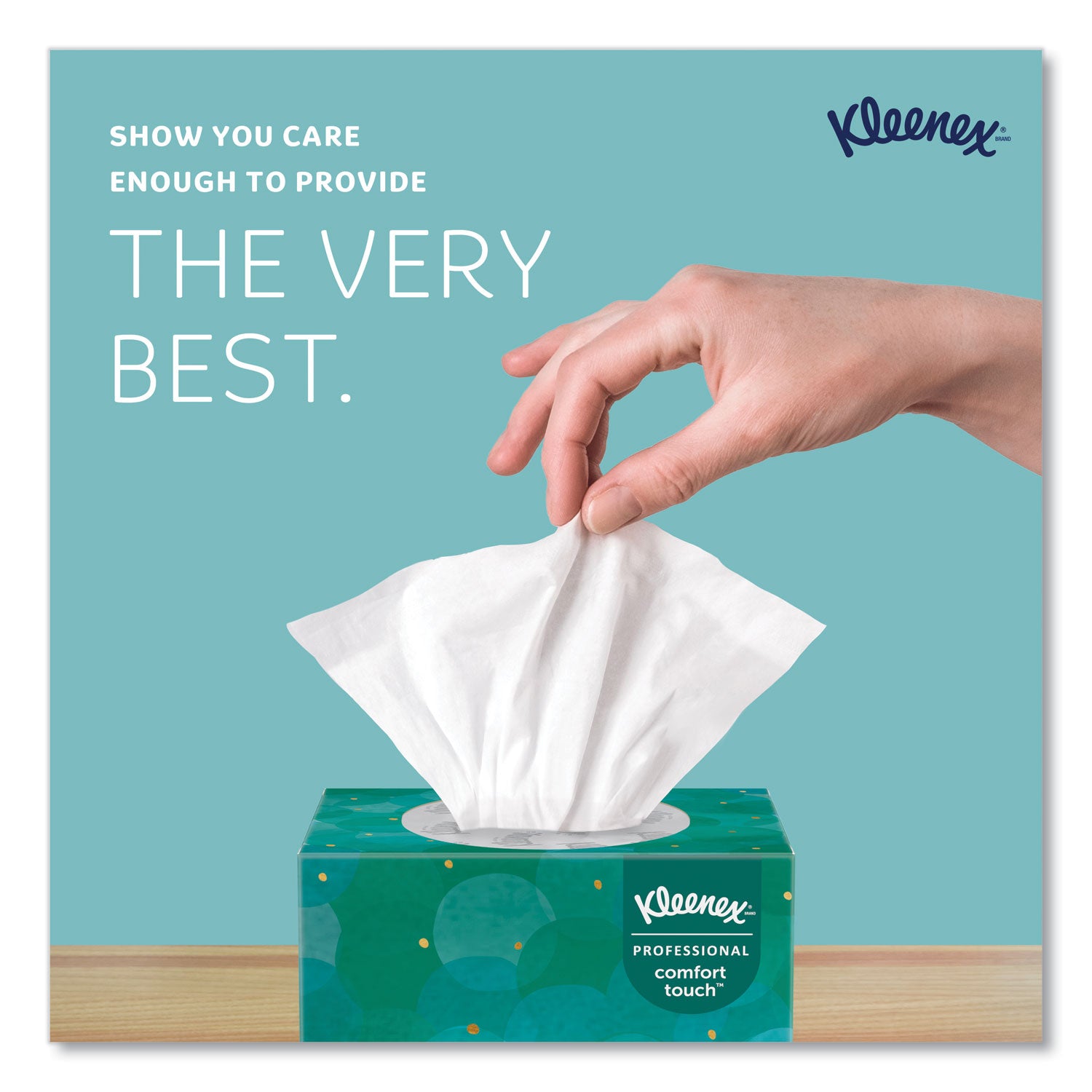 Kleenex Professional Facial Tissue Cube for Business - 2 Ply - 8.40" Width x 8" Length - White - 95/Box - 36 / Carton