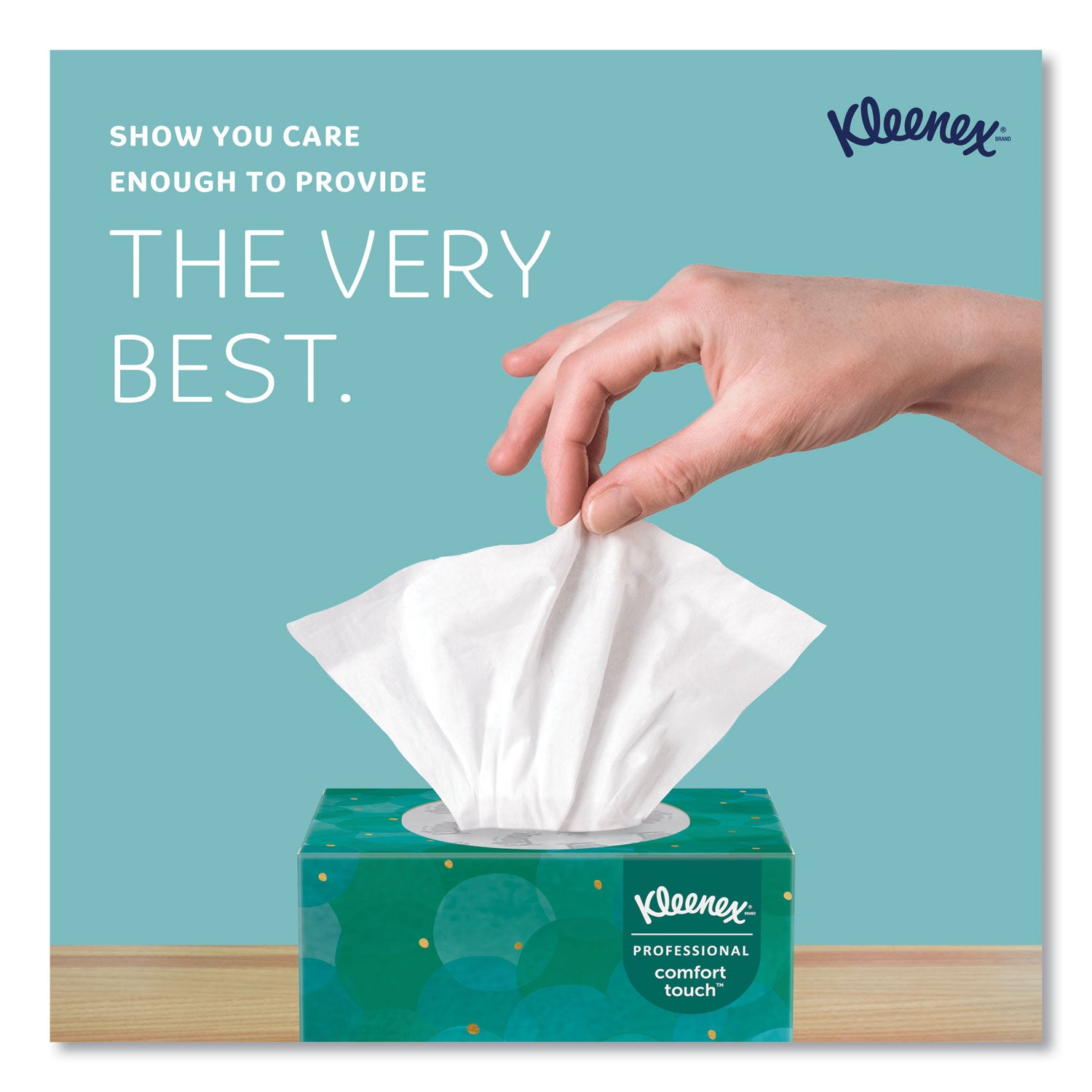 Kleenex Professional Facial Tissue Cube for Business - 2 Ply - White - PaperBox - 90/Box - 6 / Pack