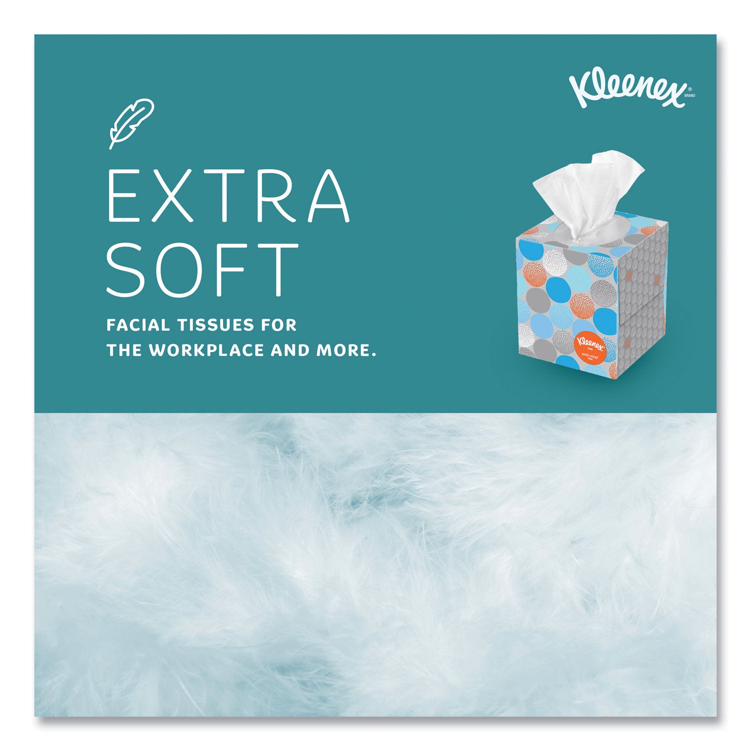 Kleenex Professional Anti-Viral Facial Tissue - 3 Ply - 8.20" Width x 8.20" Length - White - Paper - 55/Box - 3 / Pack