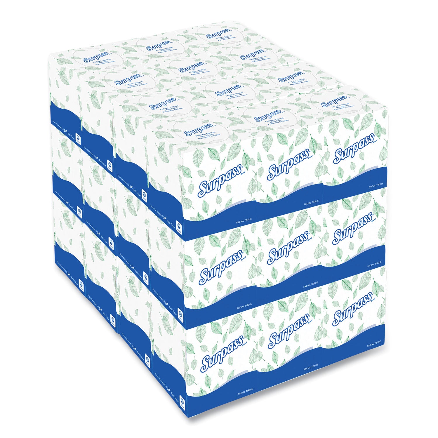 2 Ply - 8.30" Width x 7.80" Length - White - Fiber - 90/Box - 1 Carton