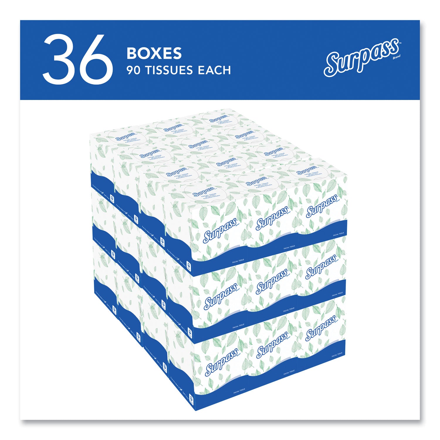 2 Ply - 8.30" Width x 7.80" Length - White - Fiber - 90/Box - 1 Carton