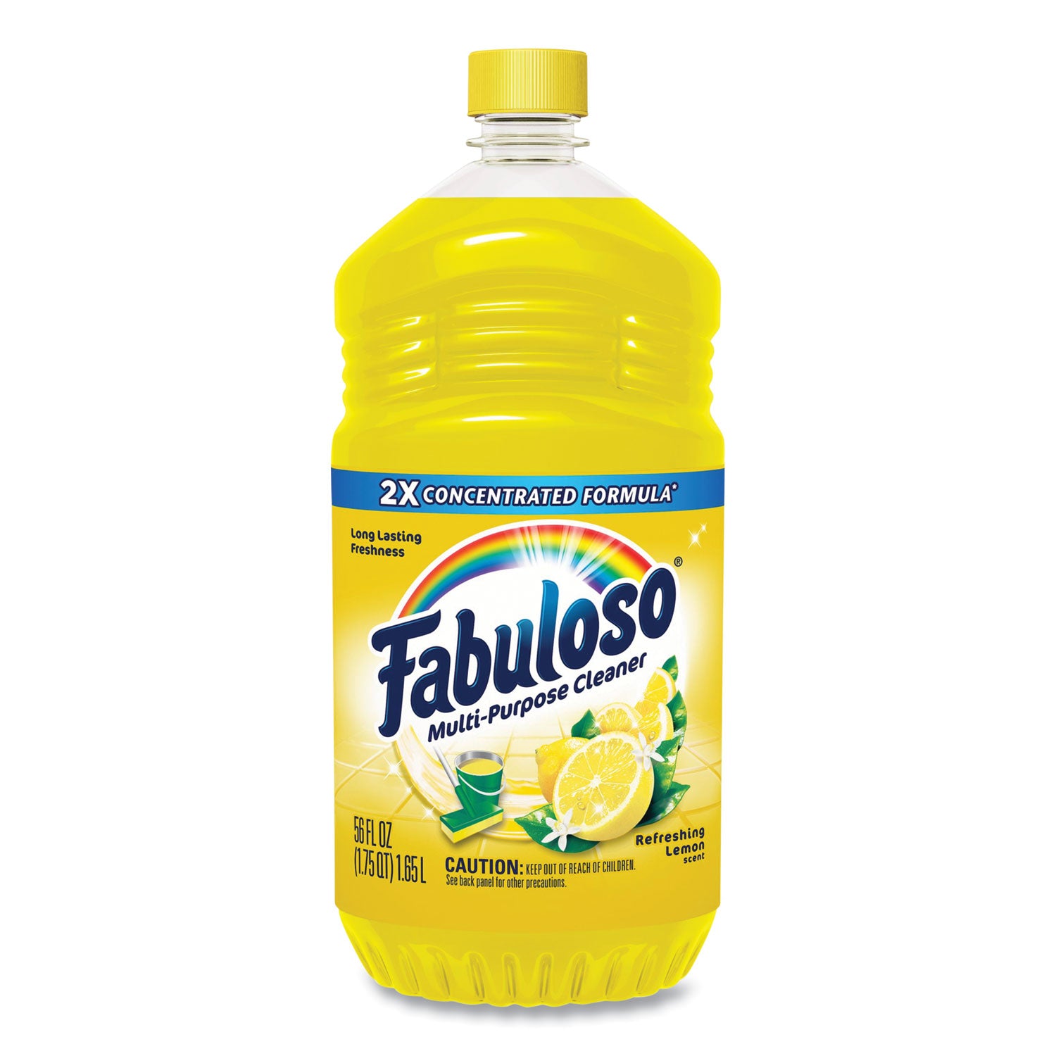 Multi-Use Cleaner, Refreshing Lemon Scent, 56 oz Bottle, 6/Carton