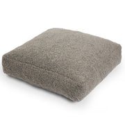 Jaxx Brio Large Décor Floor Pillow/Meditation Yoga Cushion, Shearling Faux Lamb, Smoke