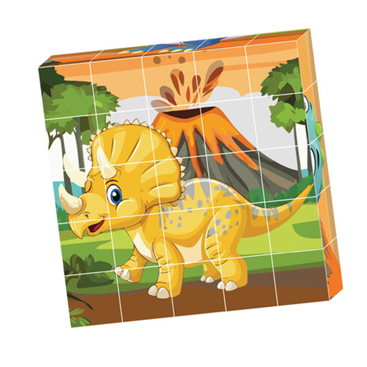 25PC MAGNETIC DINO PUZZLE BLOCKS