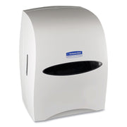 Roll Dispenser - 1 x Roll - 3.50" Roll Diameter - 16.1" Height x 12.6" Width x 10.2" Depth - ABS Plastic - White - Touch-free, Durable - 1 Each