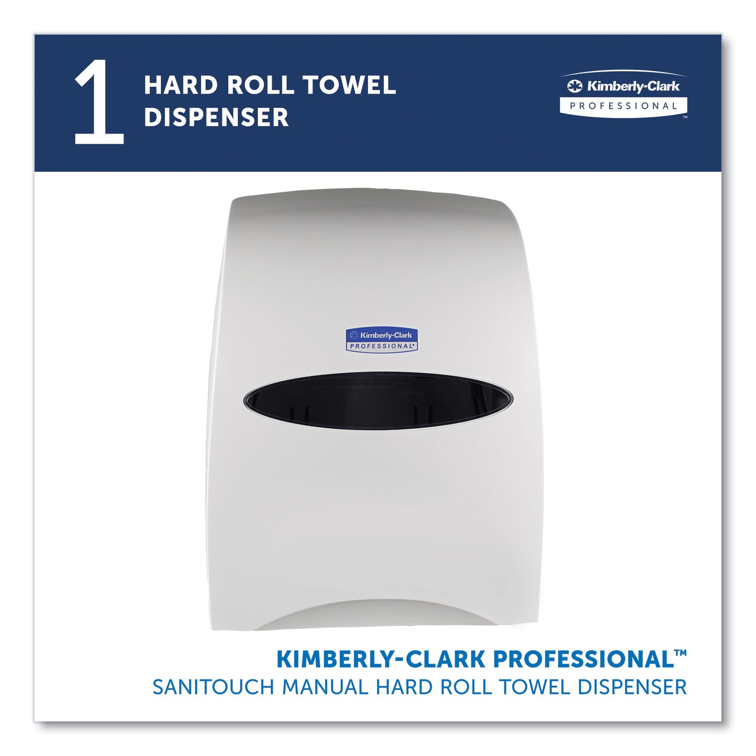 Roll Dispenser - 1 x Roll - 3.50" Roll Diameter - 16.1" Height x 12.6" Width x 10.2" Depth - ABS Plastic - White - Touch-free, Durable - 1 Each