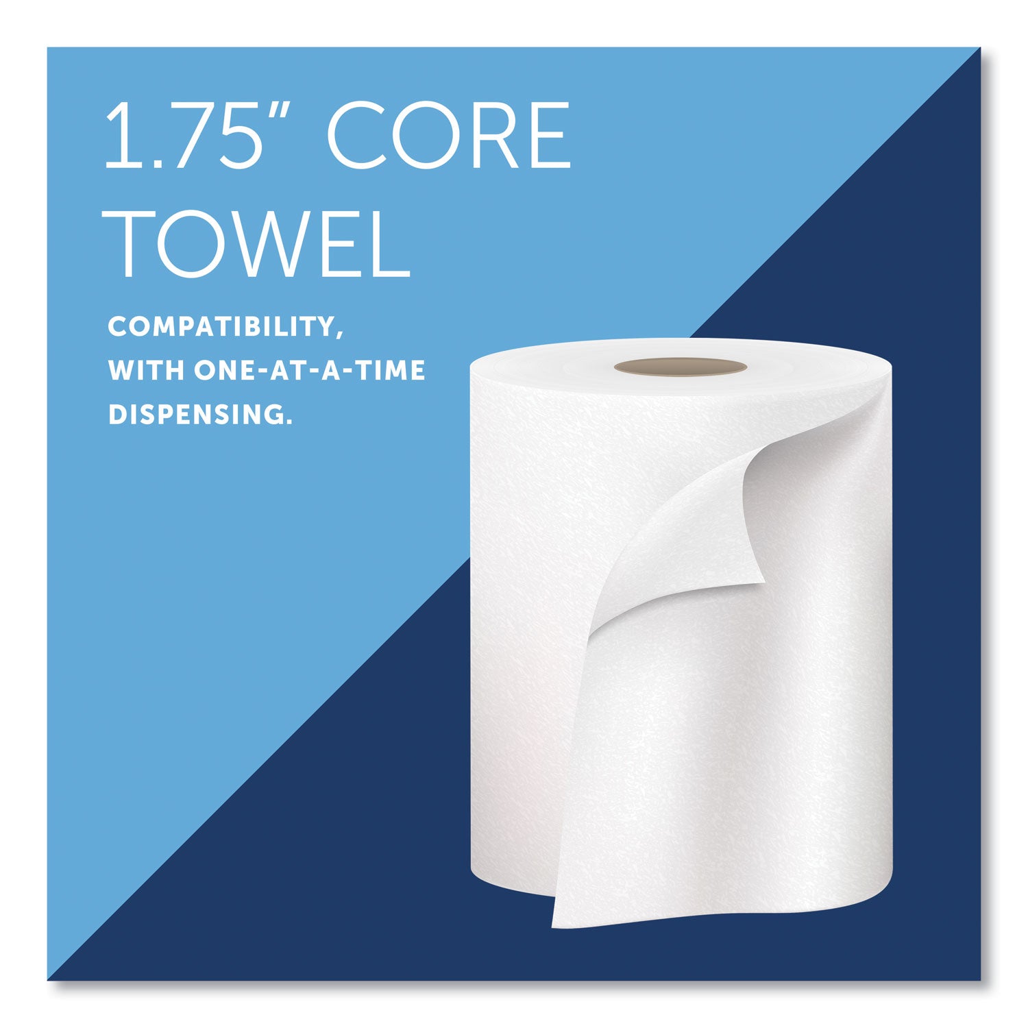 Roll Dispenser - 1 x Roll - 3.50" Roll Diameter - 16.1" Height x 12.6" Width x 10.2" Depth - ABS Plastic - White - Touch-free, Durable - 1 Each