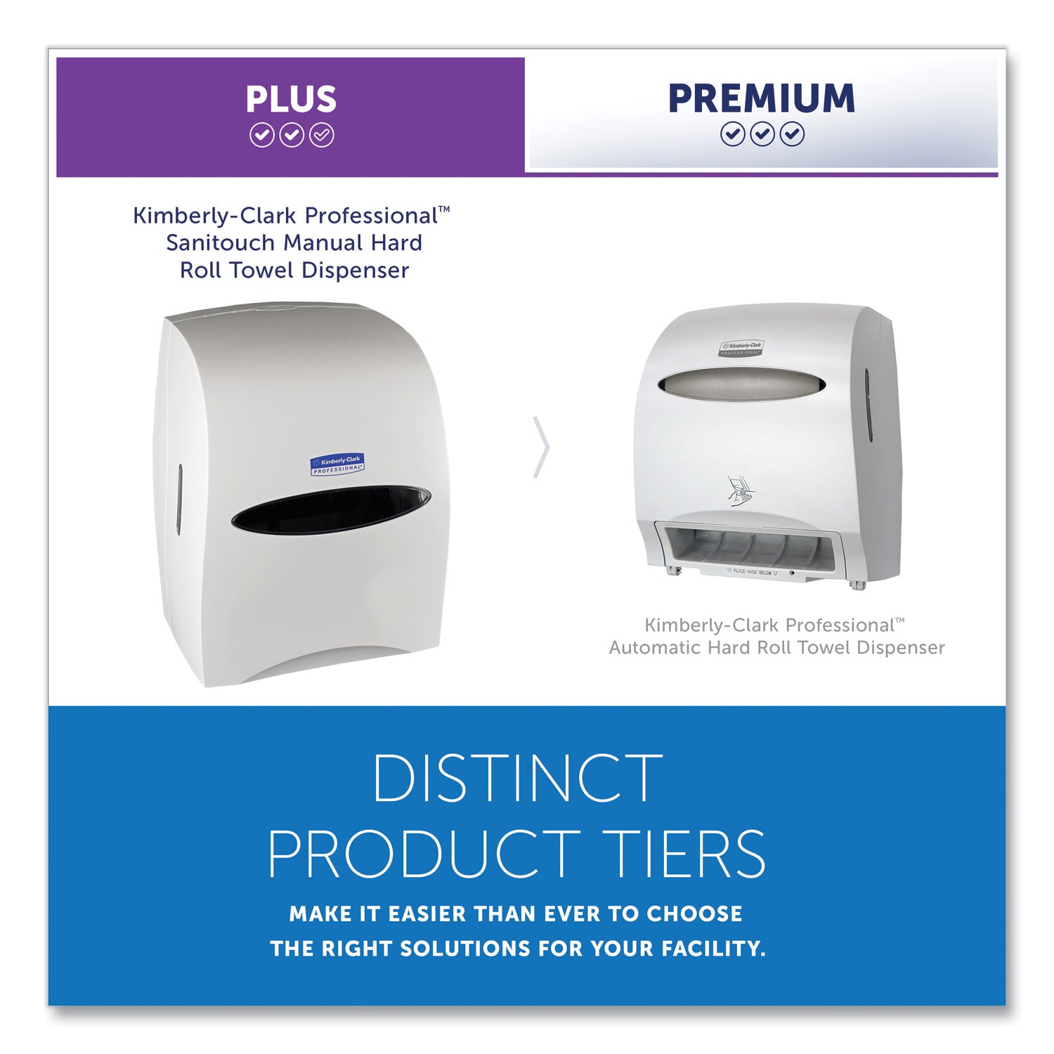 Roll Dispenser - 1 x Roll - 3.50" Roll Diameter - 16.1" Height x 12.6" Width x 10.2" Depth - ABS Plastic - White - Touch-free, Durable - 1 Each