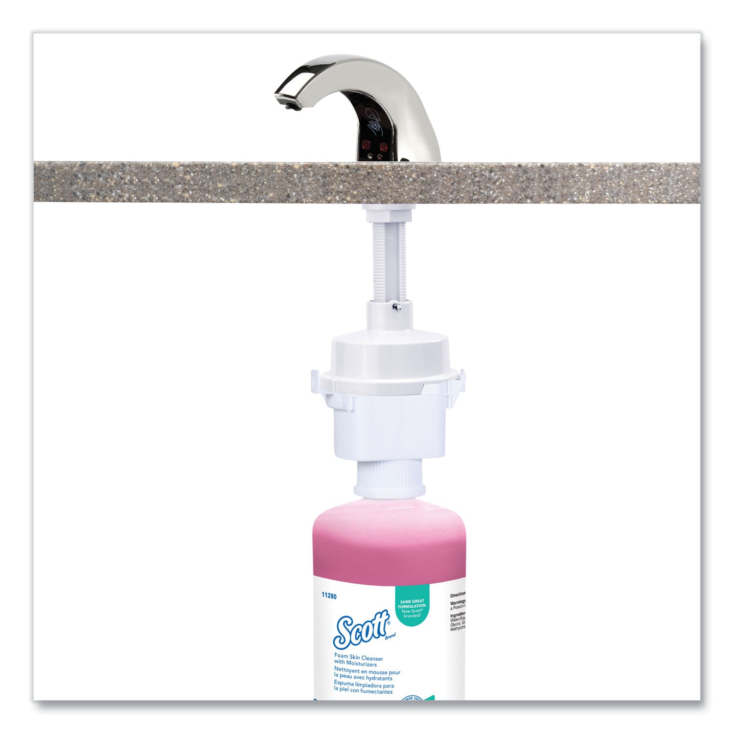 Scott Foam Hand Soap with Moisturizers - Floral Scent - 1.59 quart - Bottle Dispenser - Kill Germs - Skin, Washroom, Healthcare, Office Building, Restroom - Moisturizing - Pink - Rich Lather, Hygienic, Pleasant Scent - 1 Carton