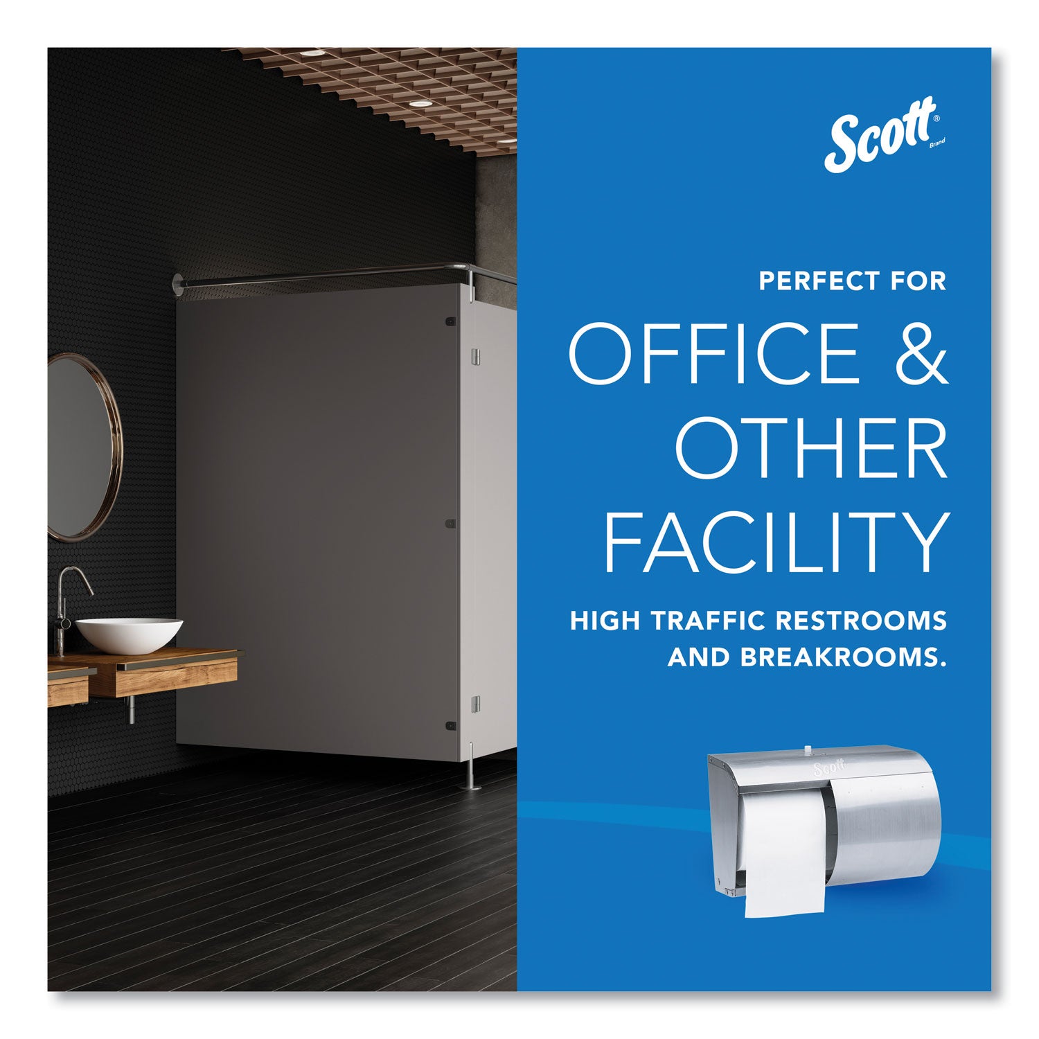 Pro Coreless SRB Tissue Dispenser, 10.13 x 6.4 x 7, Stainless Steel