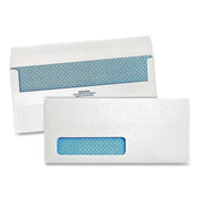 Single Window - #10 - 4 1/8" Width x 9 1/2" Length - 24 lb - Self-sealing - White - Wove - 500 / Box