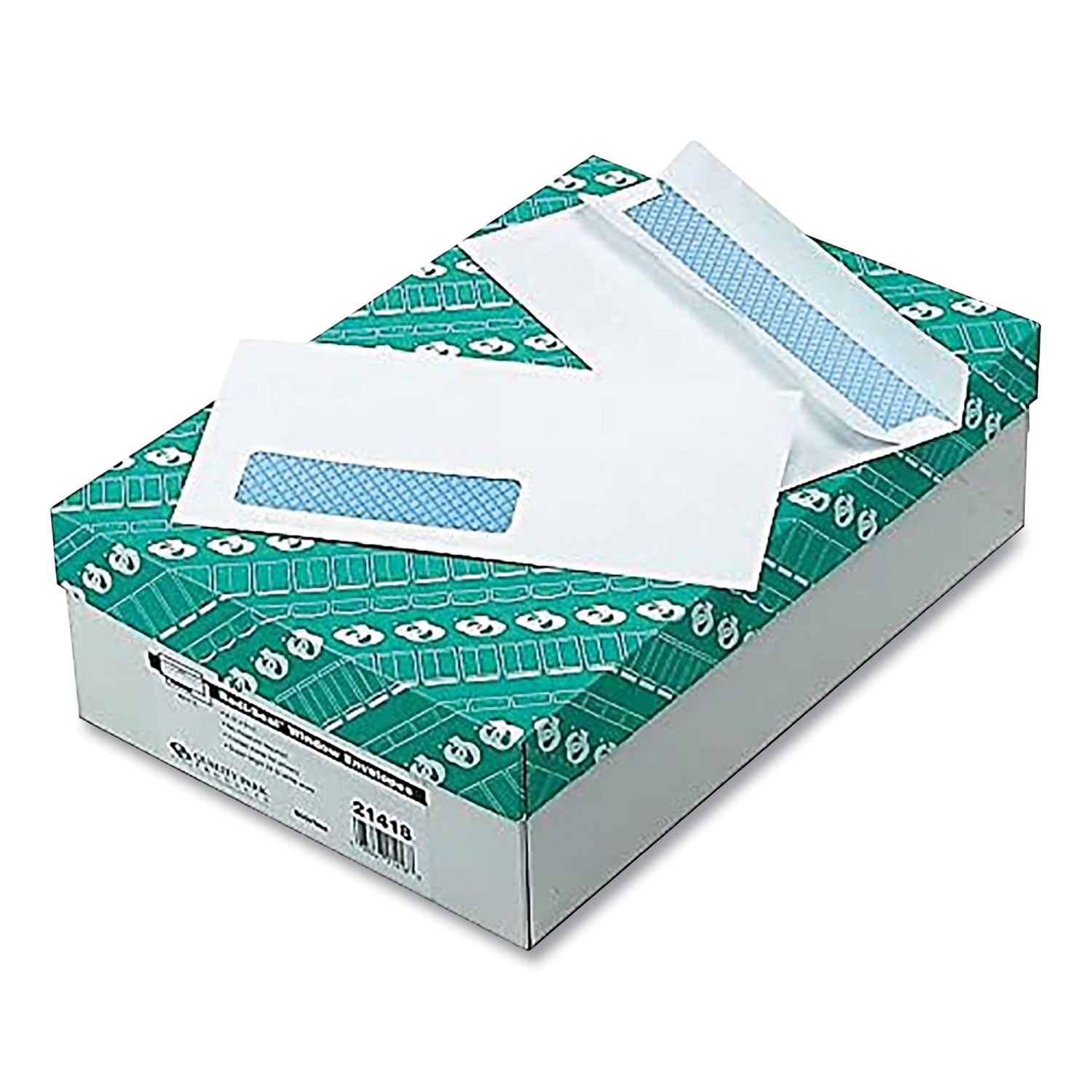 Single Window - #10 - 4 1/8" Width x 9 1/2" Length - 24 lb - Self-sealing - White - Wove - 500 / Box