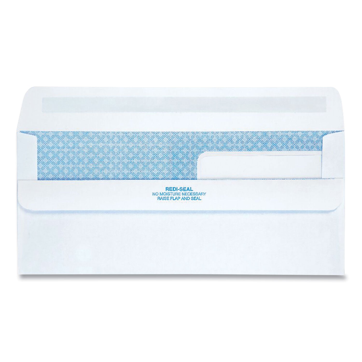 Security - #9 - 3 7/8" Width x 8 7/8" Length - 24 lb - Adhesive - White - 250 / Box