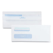Double Window - #8 5/8 - 3 5/8" Width x 8 5/8" Length - 24 lb - Self-sealing - White - Wove - 500 / Box