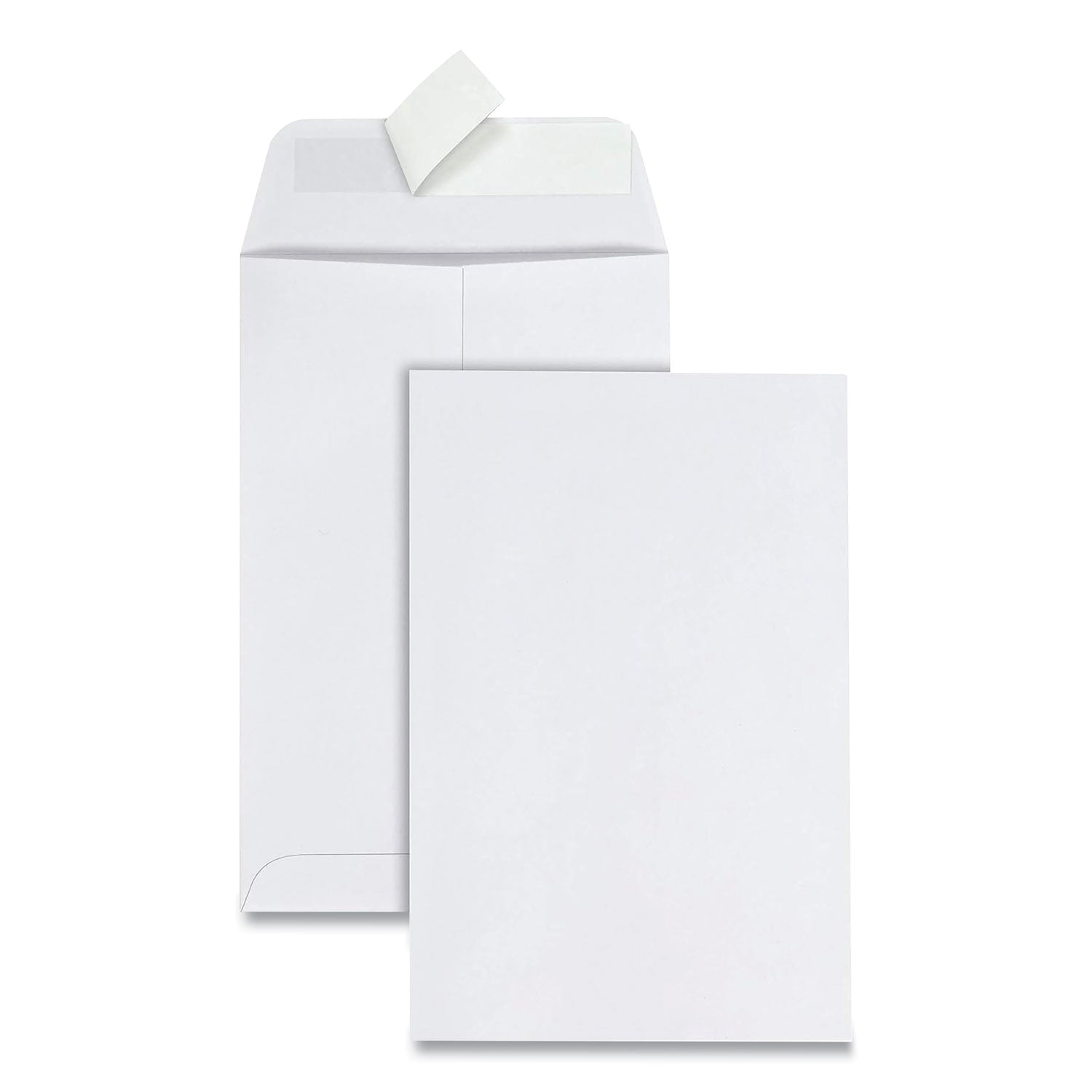 Catalog - #1 - 6" Width x 9" Length - 28 lb - Peel & Seal - White - Wove - 100 / Box
