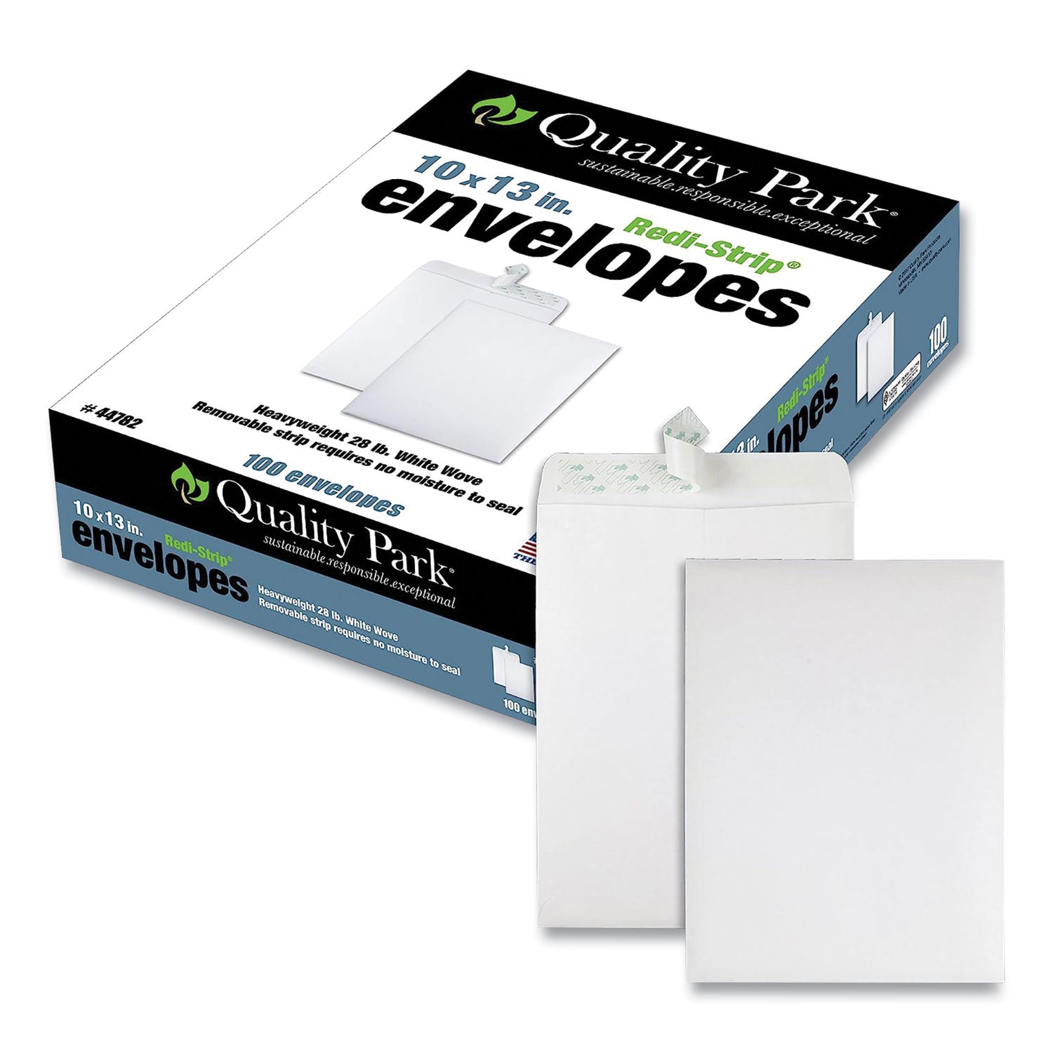Catalog - #13 1/2 - 10" Width x 13" Length - 28 lb - Peel & Seal - White - Wove - 100 / Box