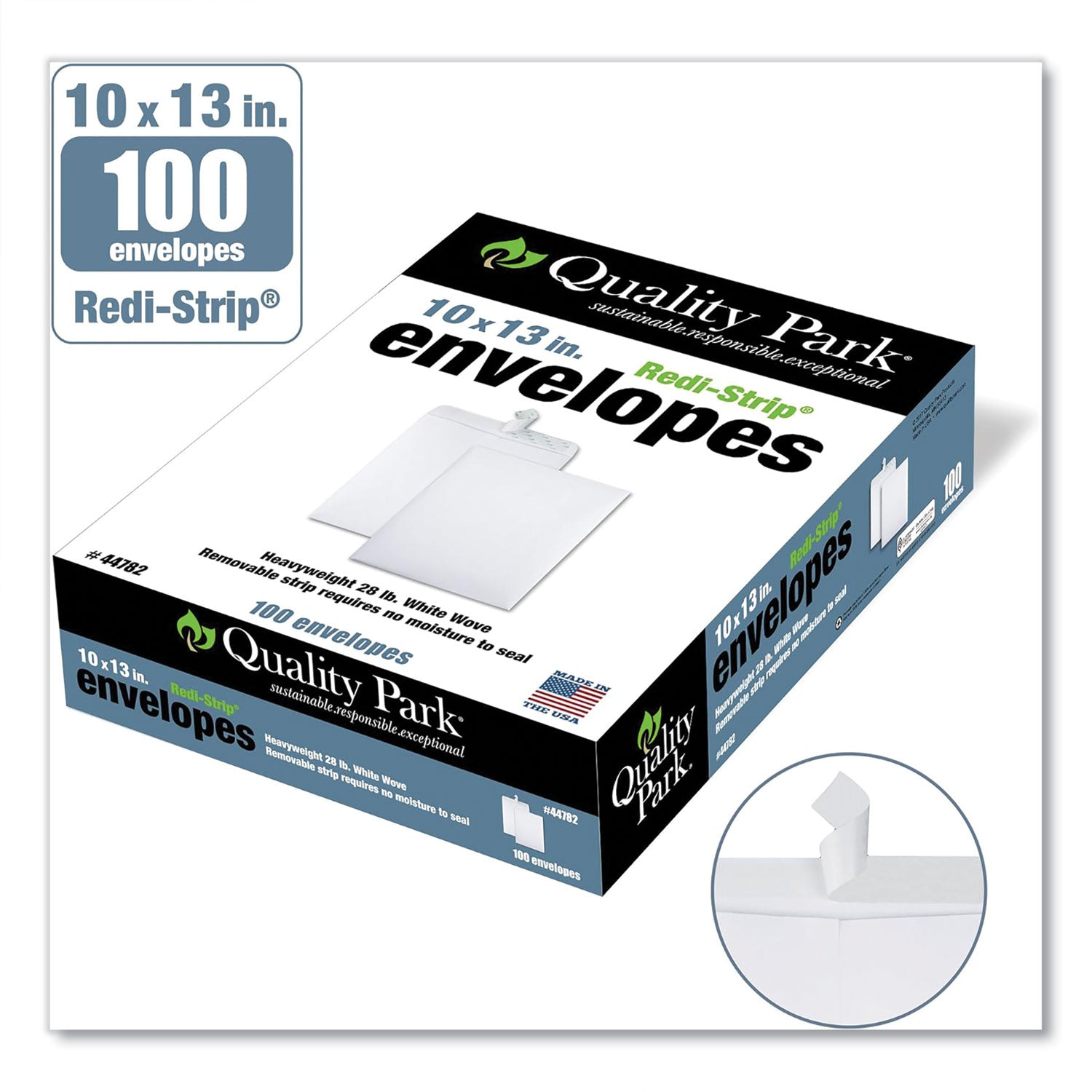 Catalog - #13 1/2 - 10" Width x 13" Length - 28 lb - Peel & Seal - White - Wove - 100 / Box