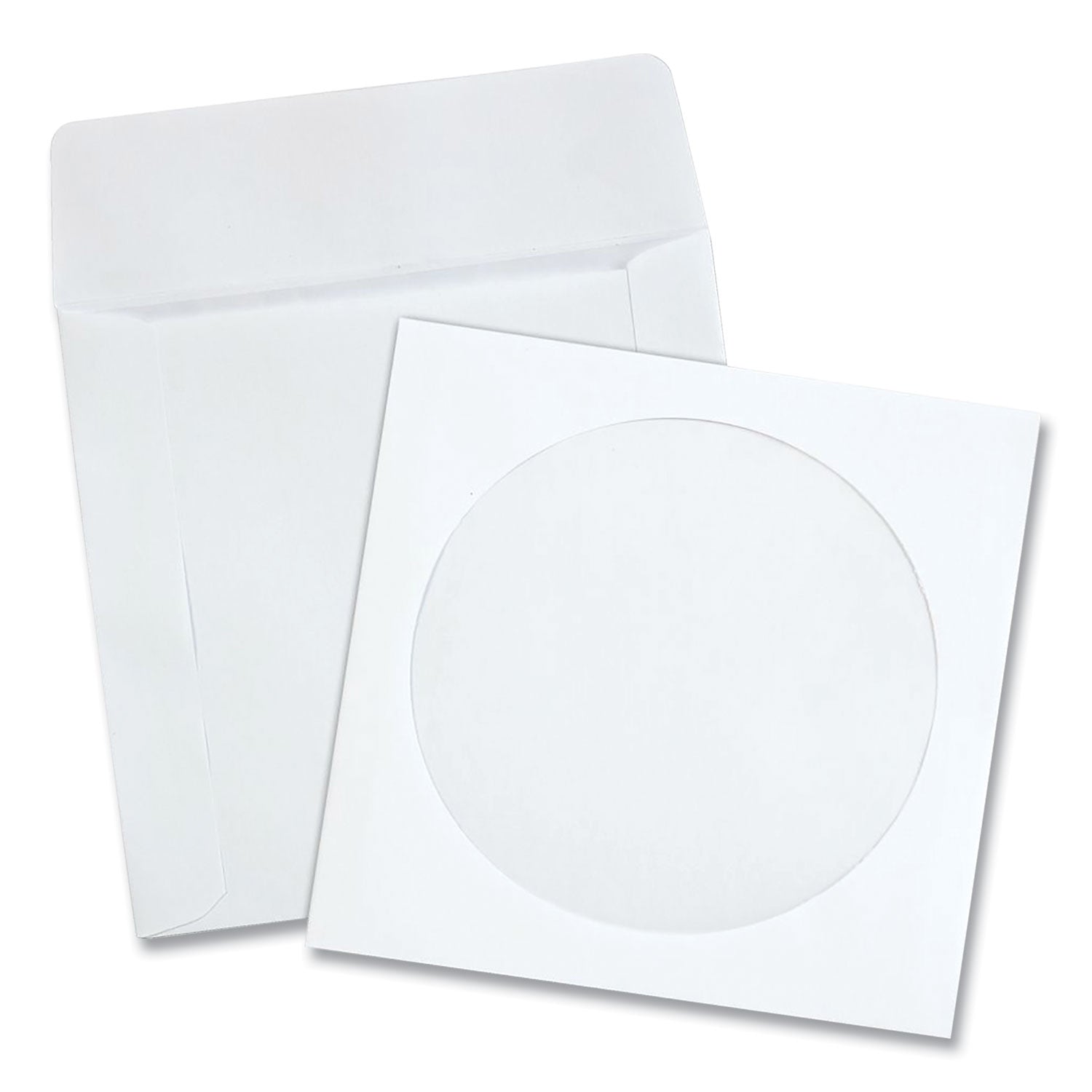 CD/DVD - 5" Width x 4 7/8" Length - 24 lb - White - Wove - 100 / Box