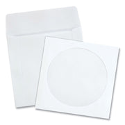 CD/DVD - 5" Width x 4 7/8" Length - 24 lb - White - Wove - 100 / Box
