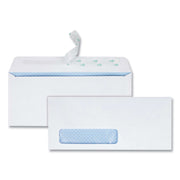 Single Window - #10 - 4 1/8" Width x 9 1/2" Length - 24 lb - Self-sealing - White - Wove - 500 / Box