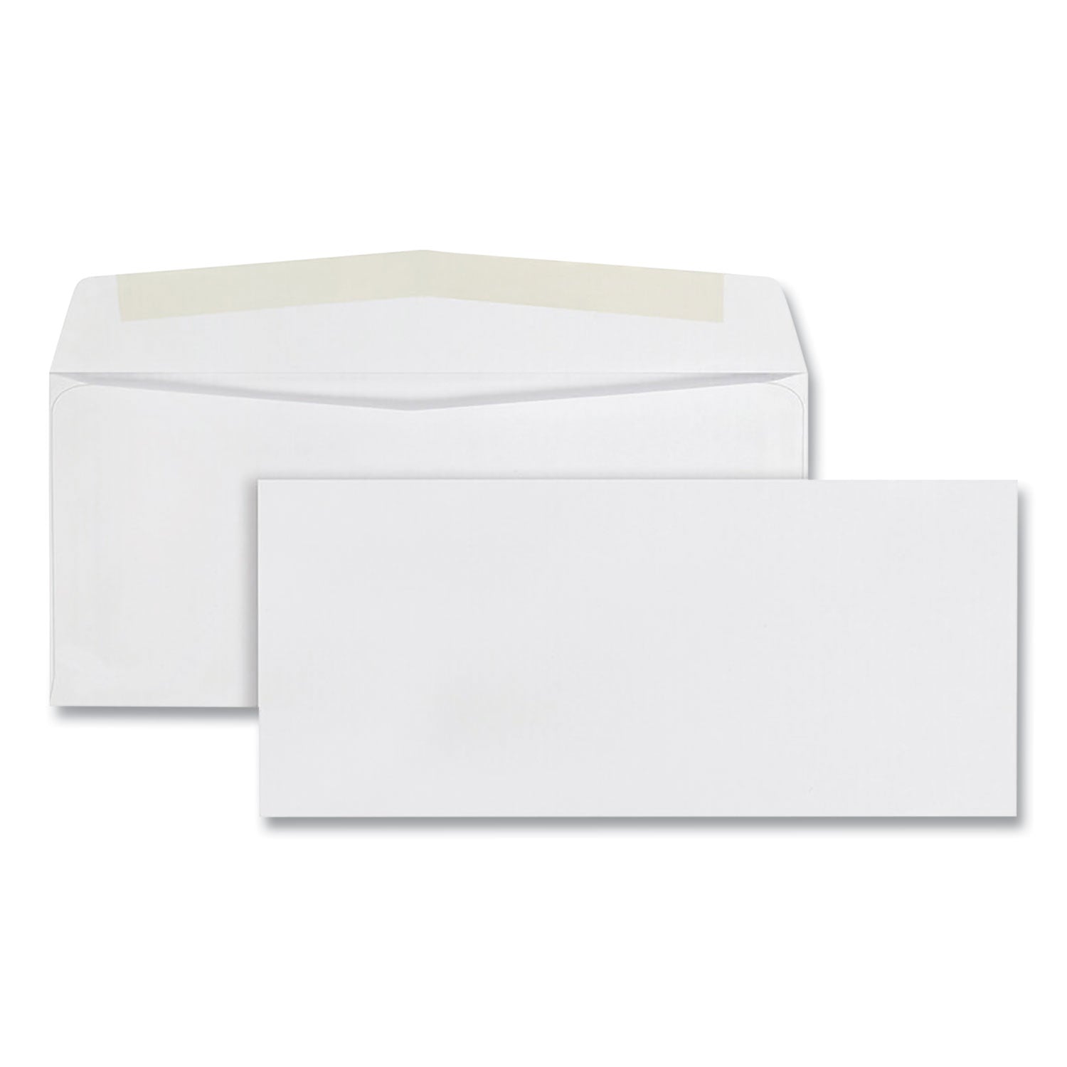 Business - #10 - 4 1/8" Width x 9 1/2" Length - 24 lb - Gummed - White - Wove - 500 / Box