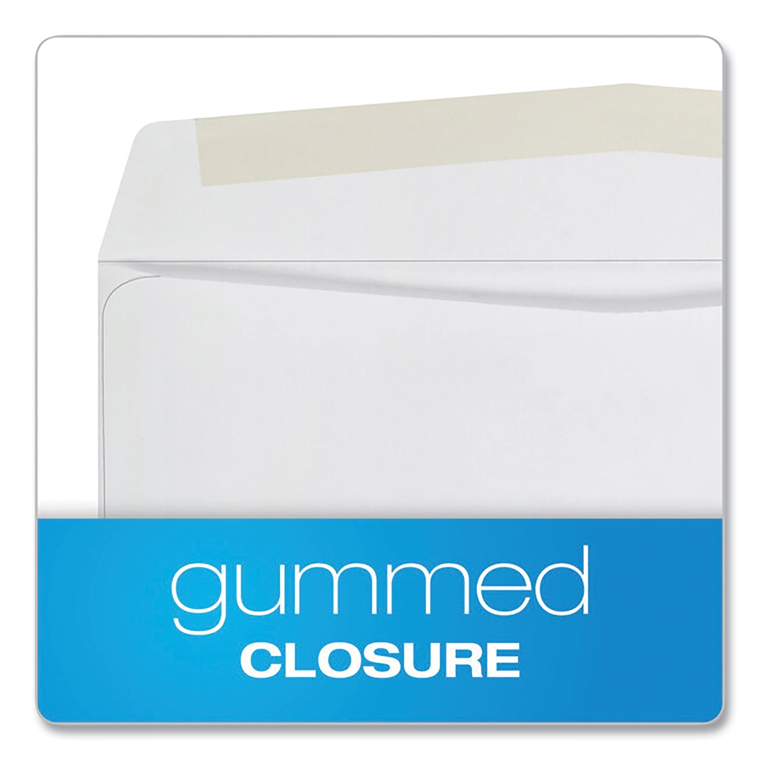 Business - #10 - 4 1/8" Width x 9 1/2" Length - 24 lb - Gummed - White - Wove - 500 / Box