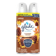 Glade Soft Mist Air Freshener Spray - Aerosol - 8.3 fl oz (0.3 quart) - Cashmere Woods - Paraben-free, Odor Neutralizer, Phthalate-free, Long Lasting - 2 / Pack