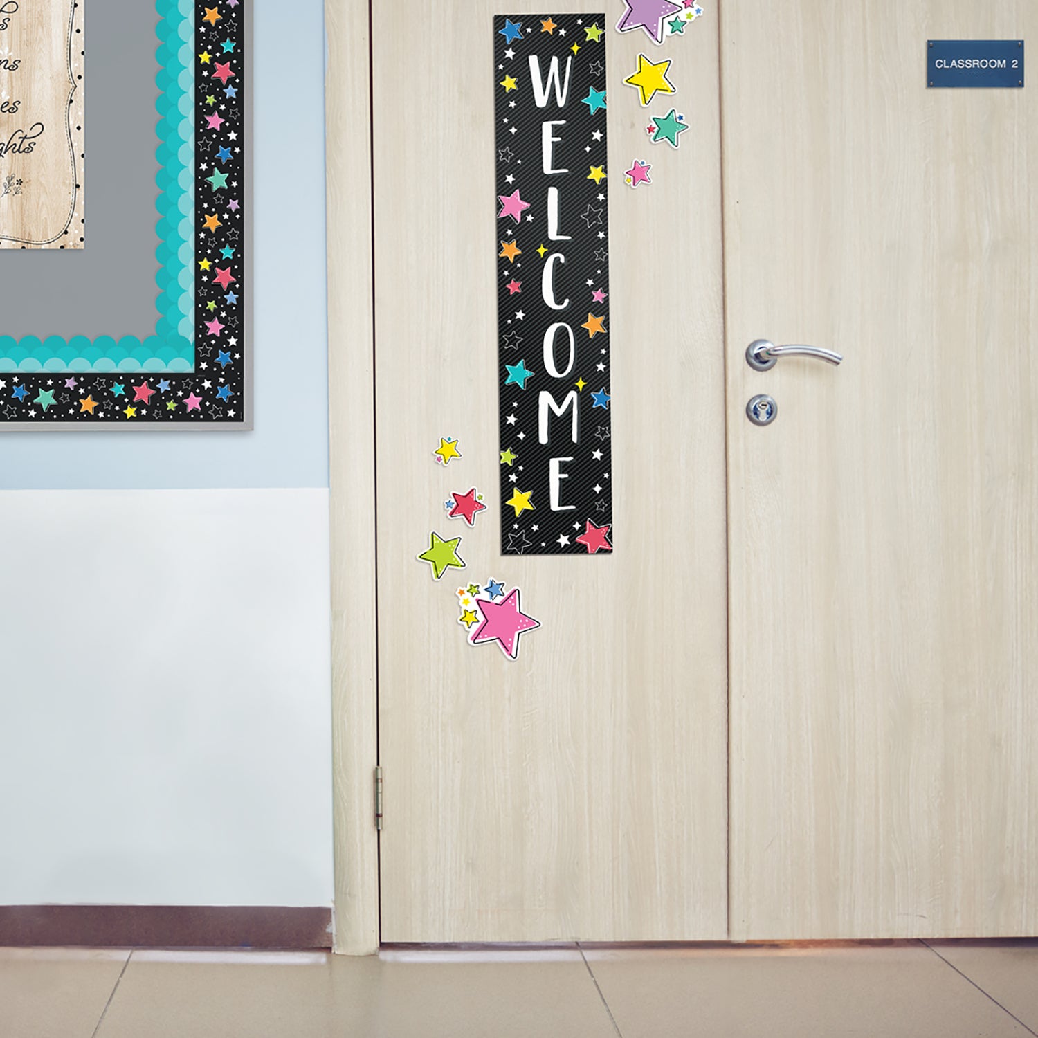 Star Bright Welcome Banner, 8" x 39"