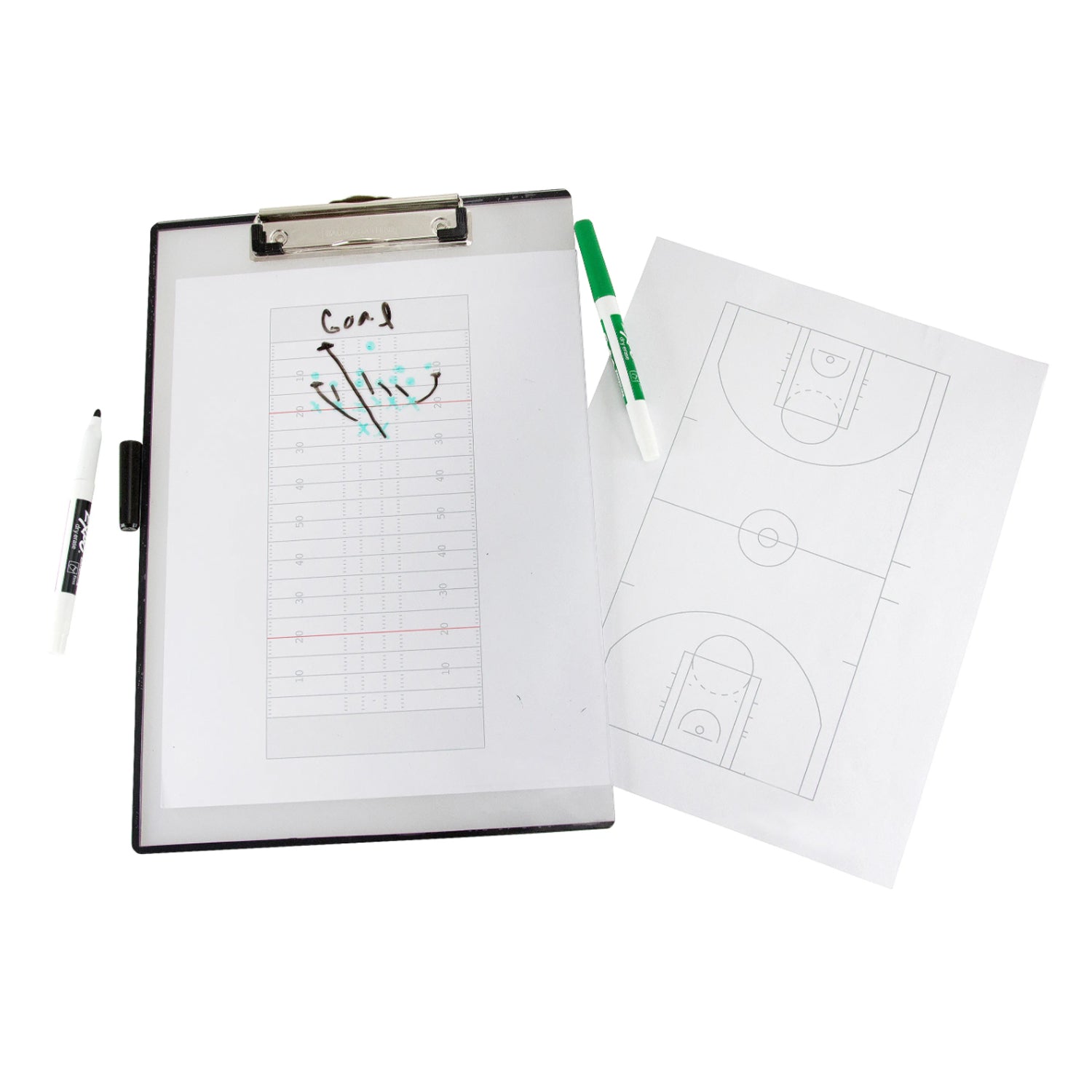 Unbreakable Quick Reference Clipboard with Dry Eraseable Transparent Protective Cover, Clear