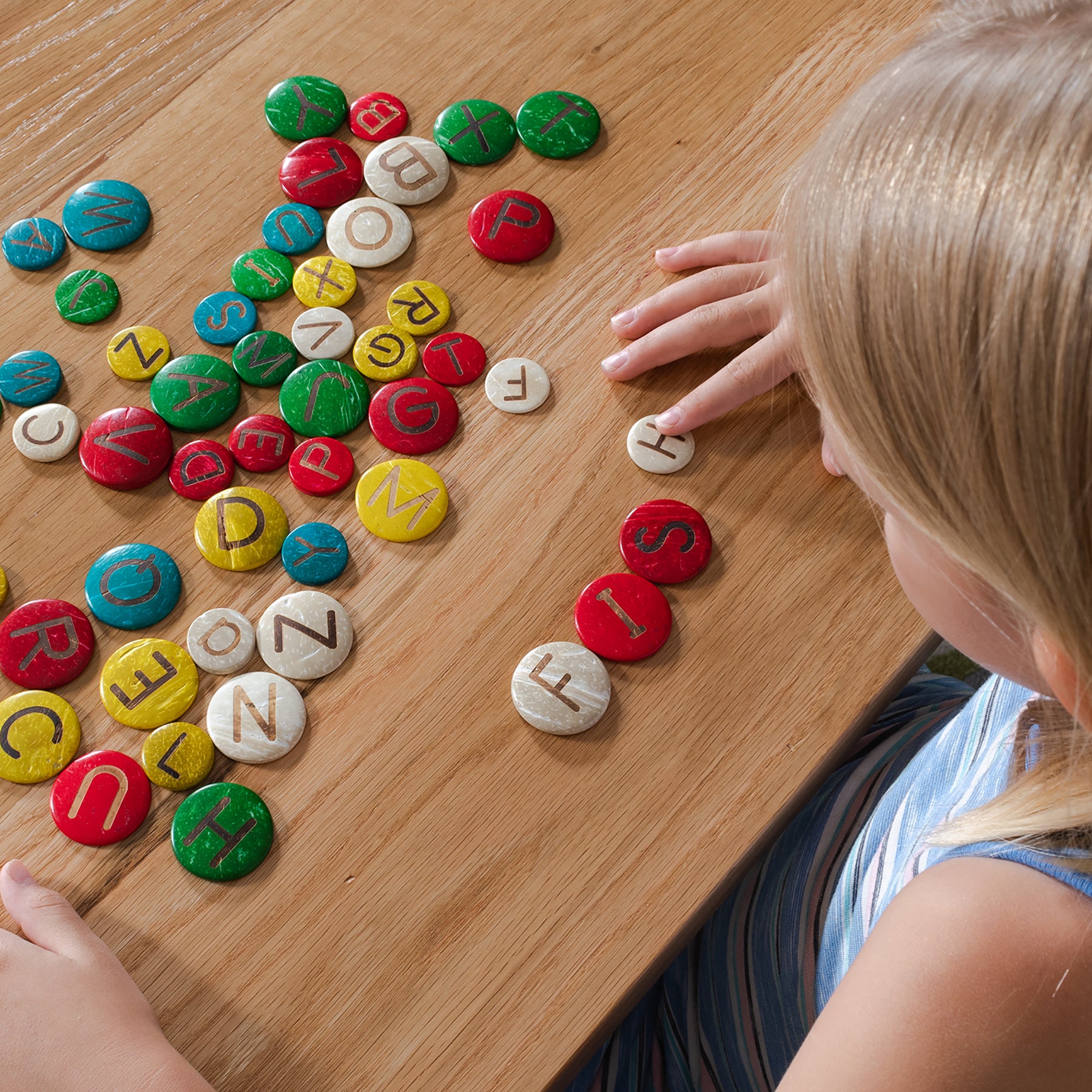 Coconut Letters - Uppercase - Set of 52