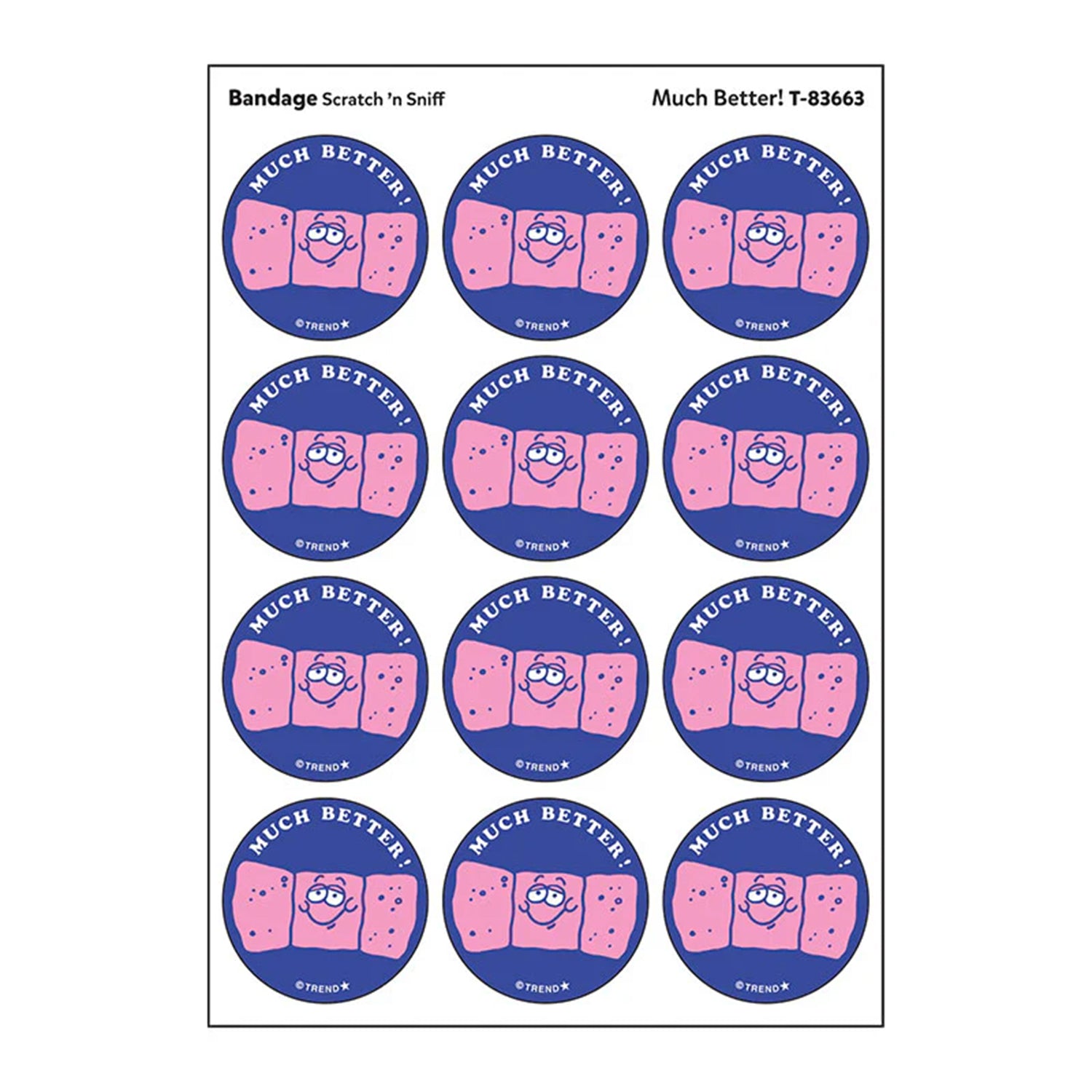 Much Better!/ Bandage Scent Stickers, 24 ct.
