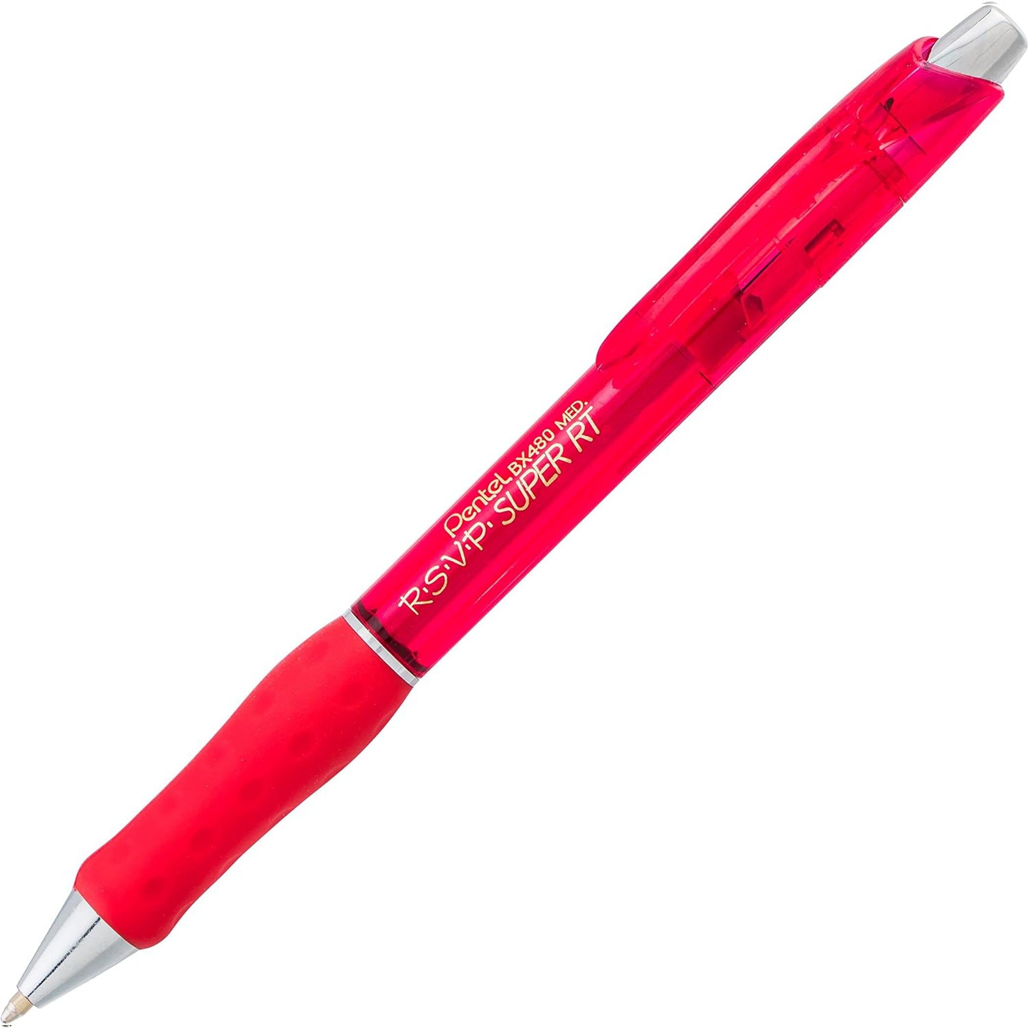 R.S.V.P.® Super RT Retractable Ballpoint Pen, Assorted, Pack of 8