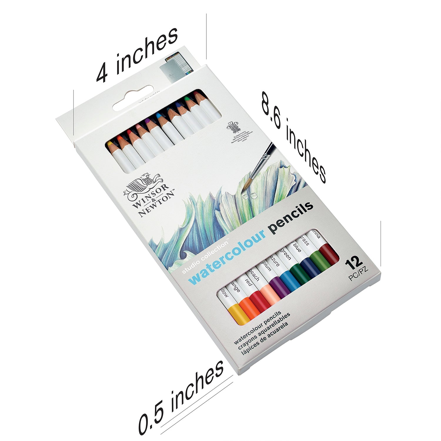 WN Studio Collection Watercolour Pencil Tin - 12pc