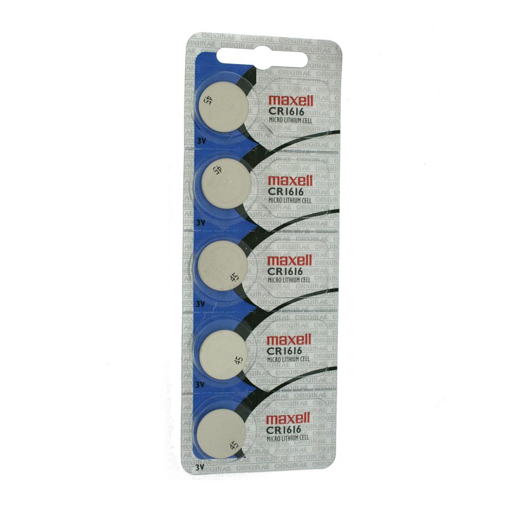 Maxell ECR1616  Lithium 3V Cell Batteries, Sold in increments of 5 only