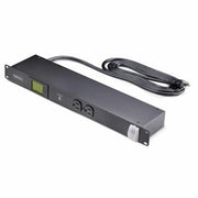 8NM8-RACK-MOUNT-PDU 8-Outlet 1U Horizontal Rack Mount Metered PDU, Black