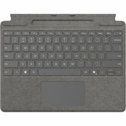 Microsoft Keyboard/Cover Case Microsoft Surface Pro 10, Surface Pro 8, Surface Pro 9, Surface Pro X Tablet - Platinum