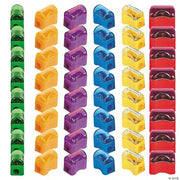 Pencil Sharpener Assortment W/Caps - 72 Pieces