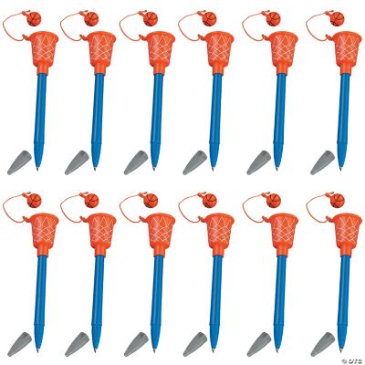 Basketball Hoop Pens - 12 Pieces