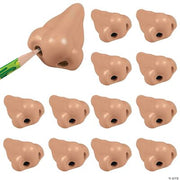 Nose Pencil Sharpener - 12 Pieces